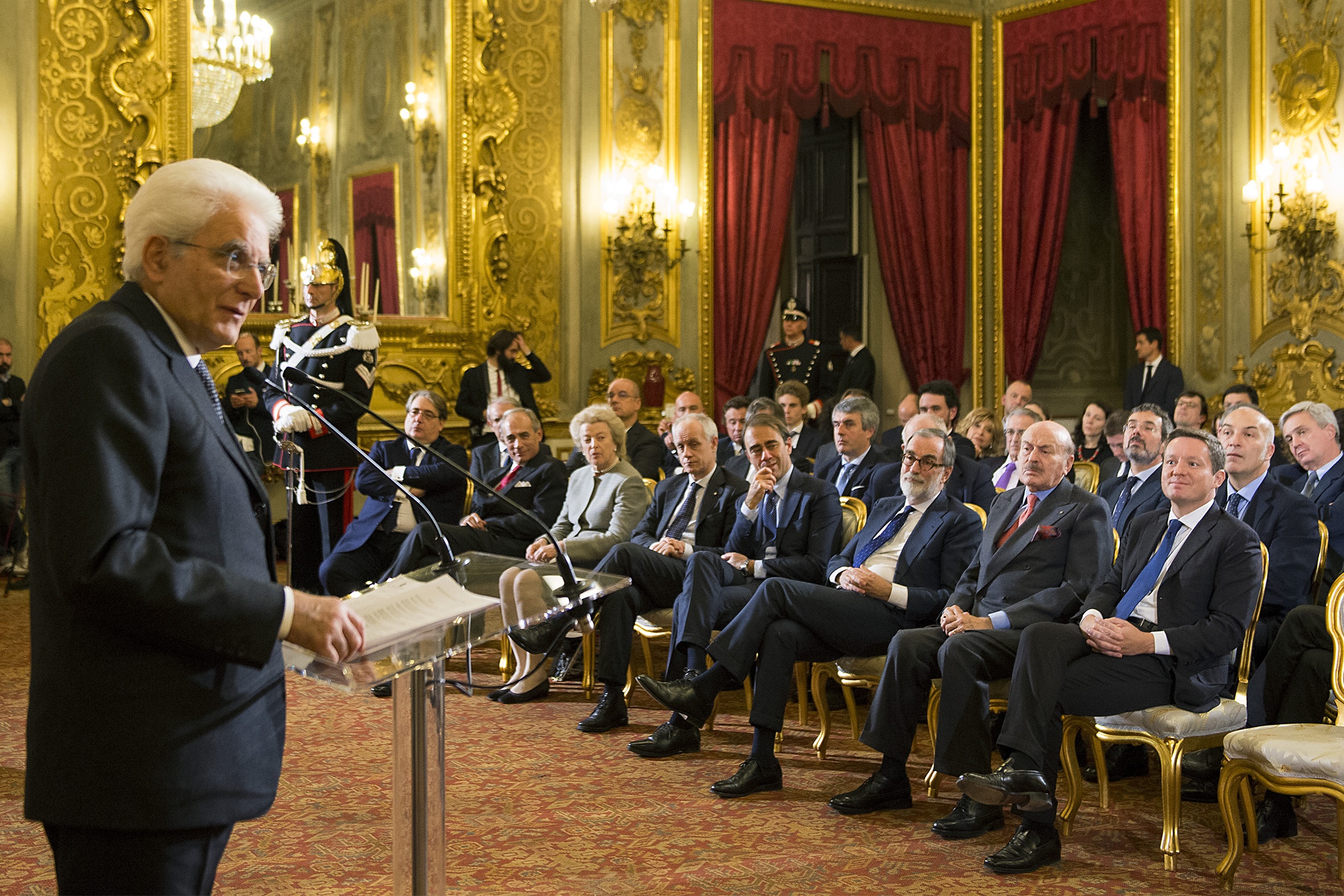 Il Presidente Napolitano con Antonio Giolitti 